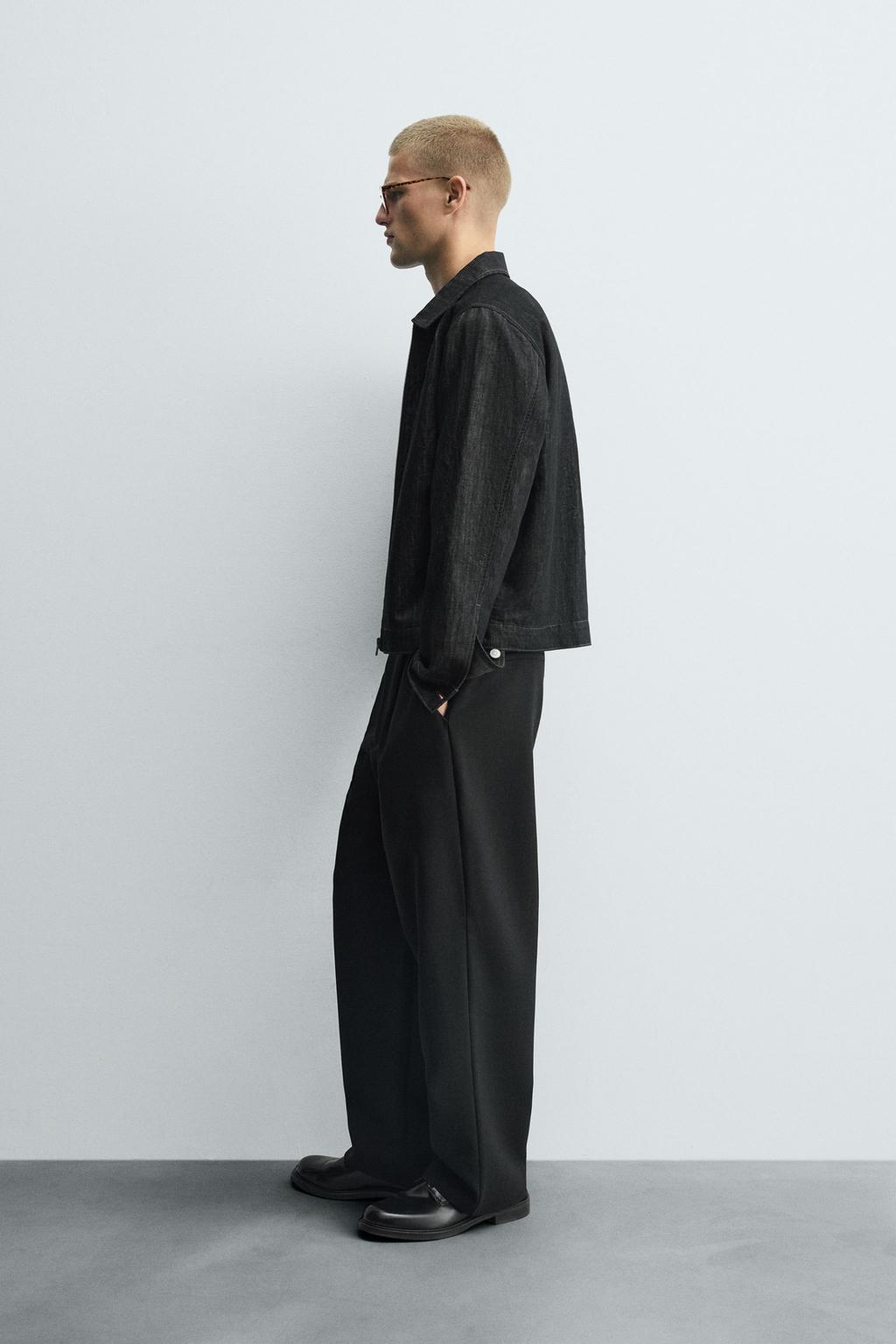 БРЮКИ RELAXED FIT СО СКЛАДКАМИ