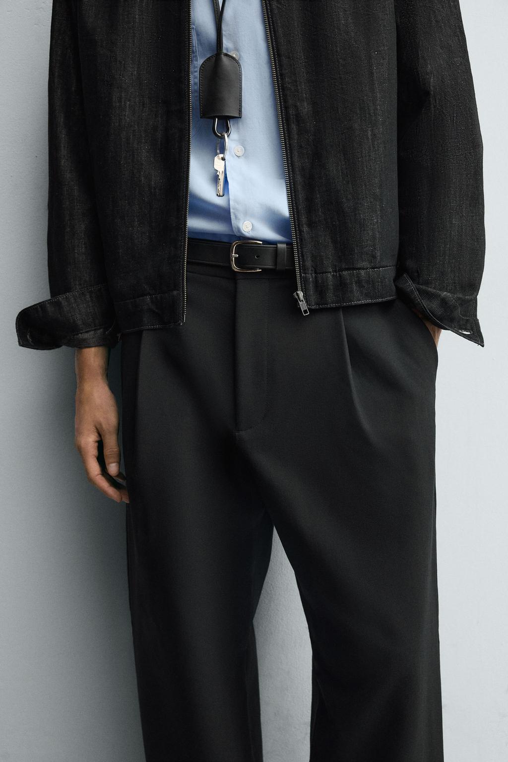 БРЮКИ RELAXED FIT СО СКЛАДКАМИ
