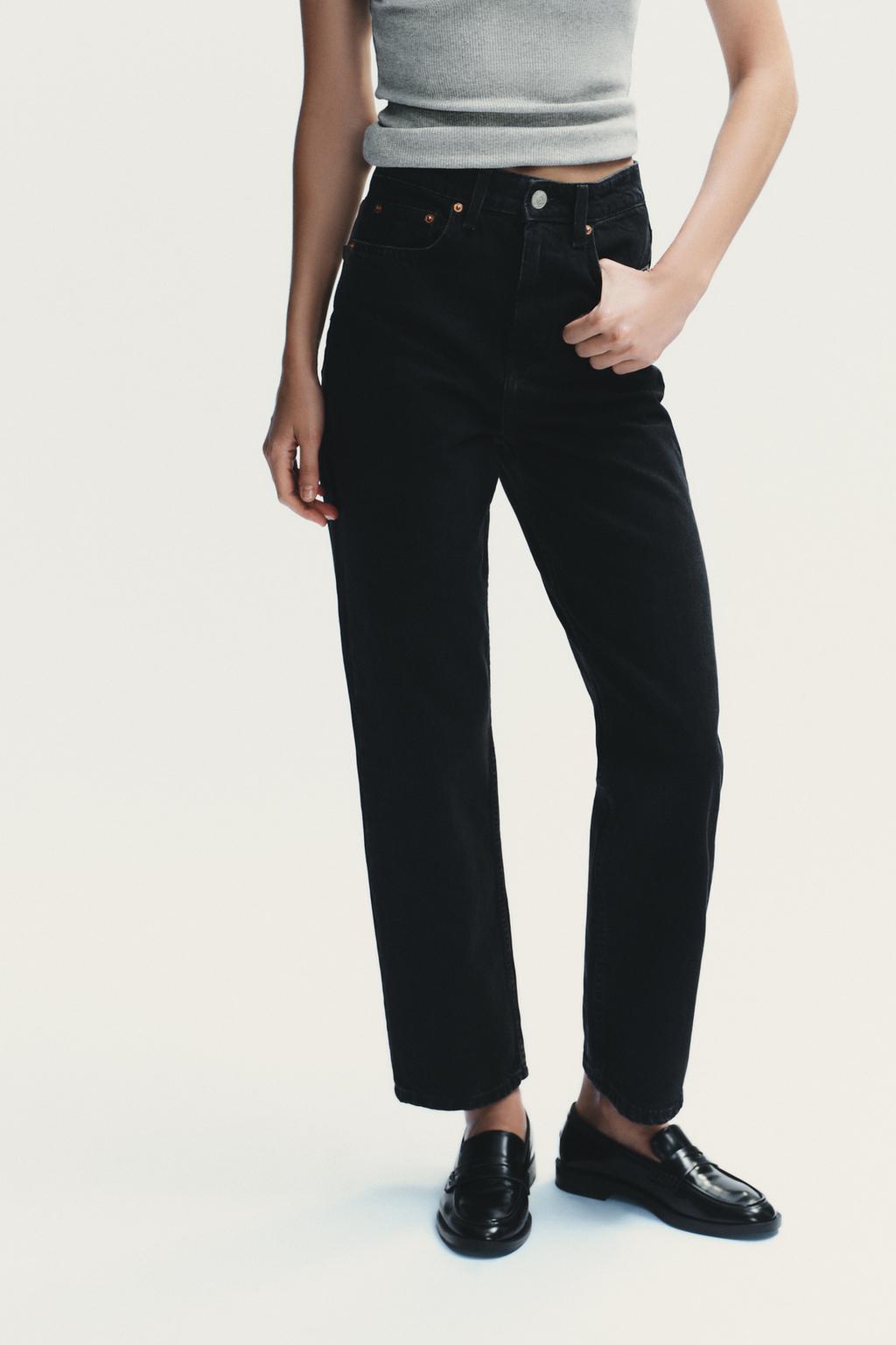 ДЖИНСЫ TRF MOM FIT С ВЫСОКОЙ ПОСАДКОЙ