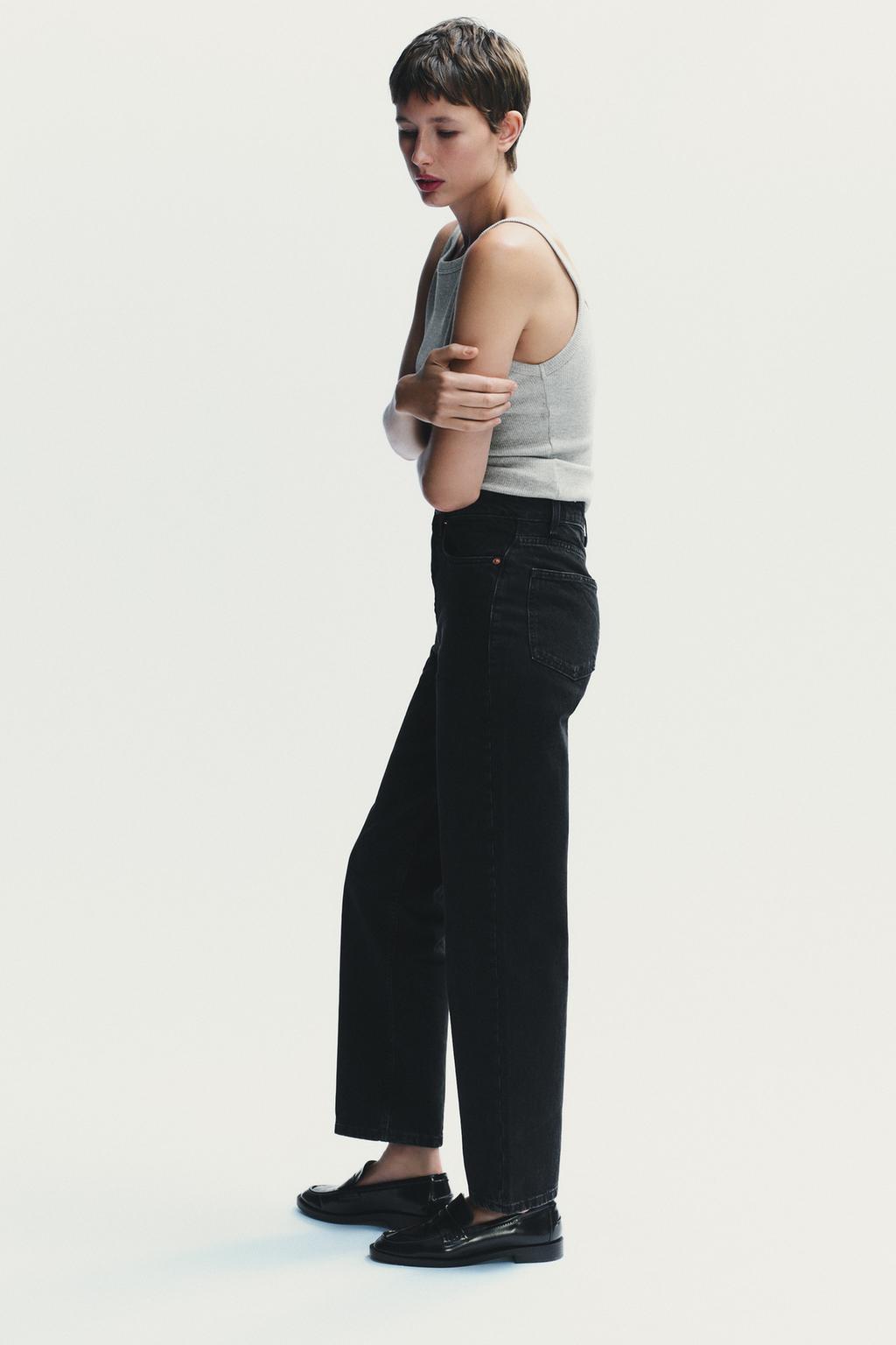 ДЖИНСЫ TRF MOM FIT С ВЫСОКОЙ ПОСАДКОЙ