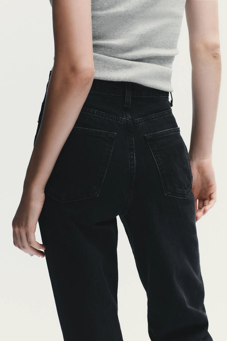 Джинсы trf mom fit с высокой посадкой