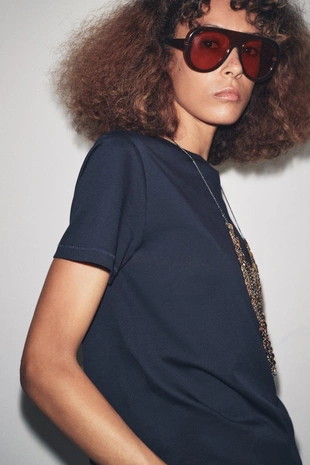 Футболка из мерсеризованного хлопка