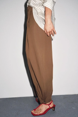 Брюки с защипами и шлевками — ZW COLLECTION- Заказать в России