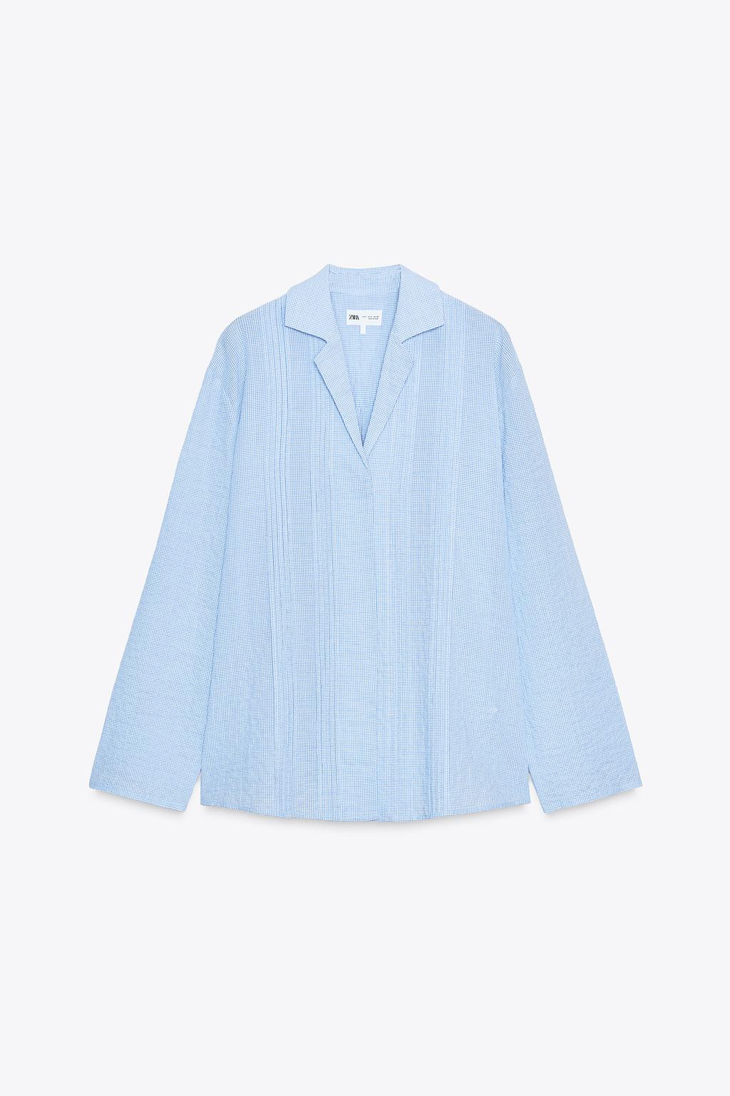 РУБАШКА ОВЕРСАЙЗ ИЗ ТКАНИ СТРУКТУРНОЙ ВЯЗКИ ZW COLLECTION