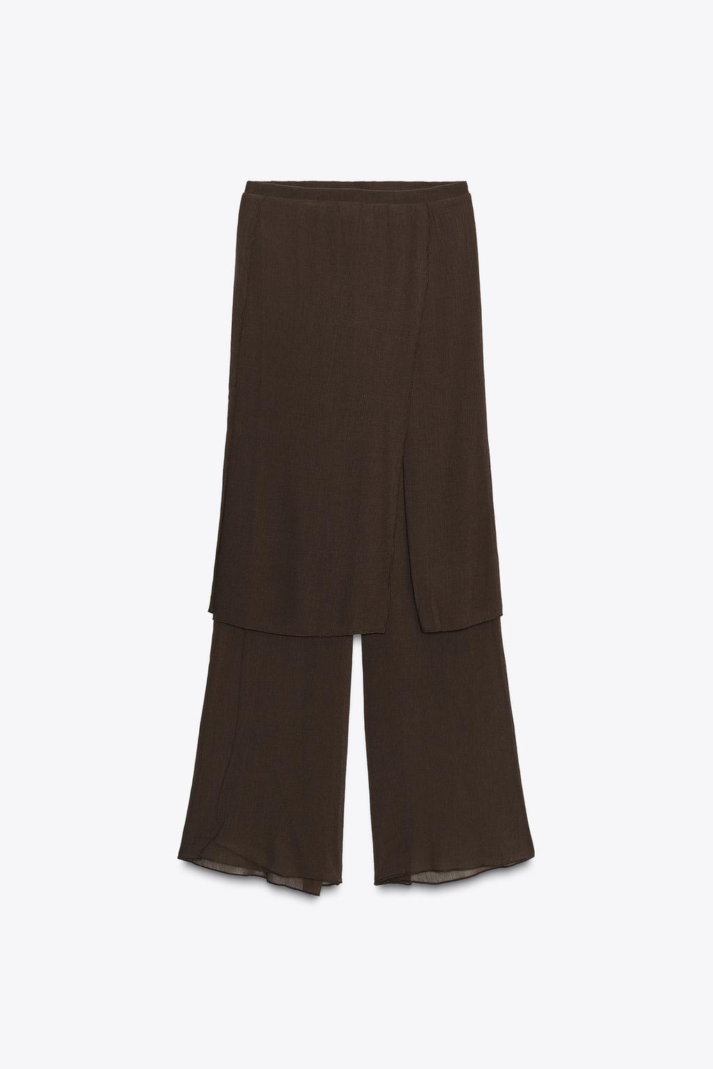 TEXTURED PAREO TROUSERS