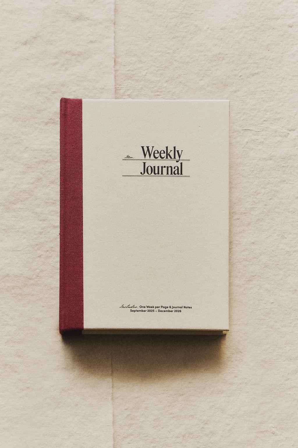 Недельный дневник weekly view