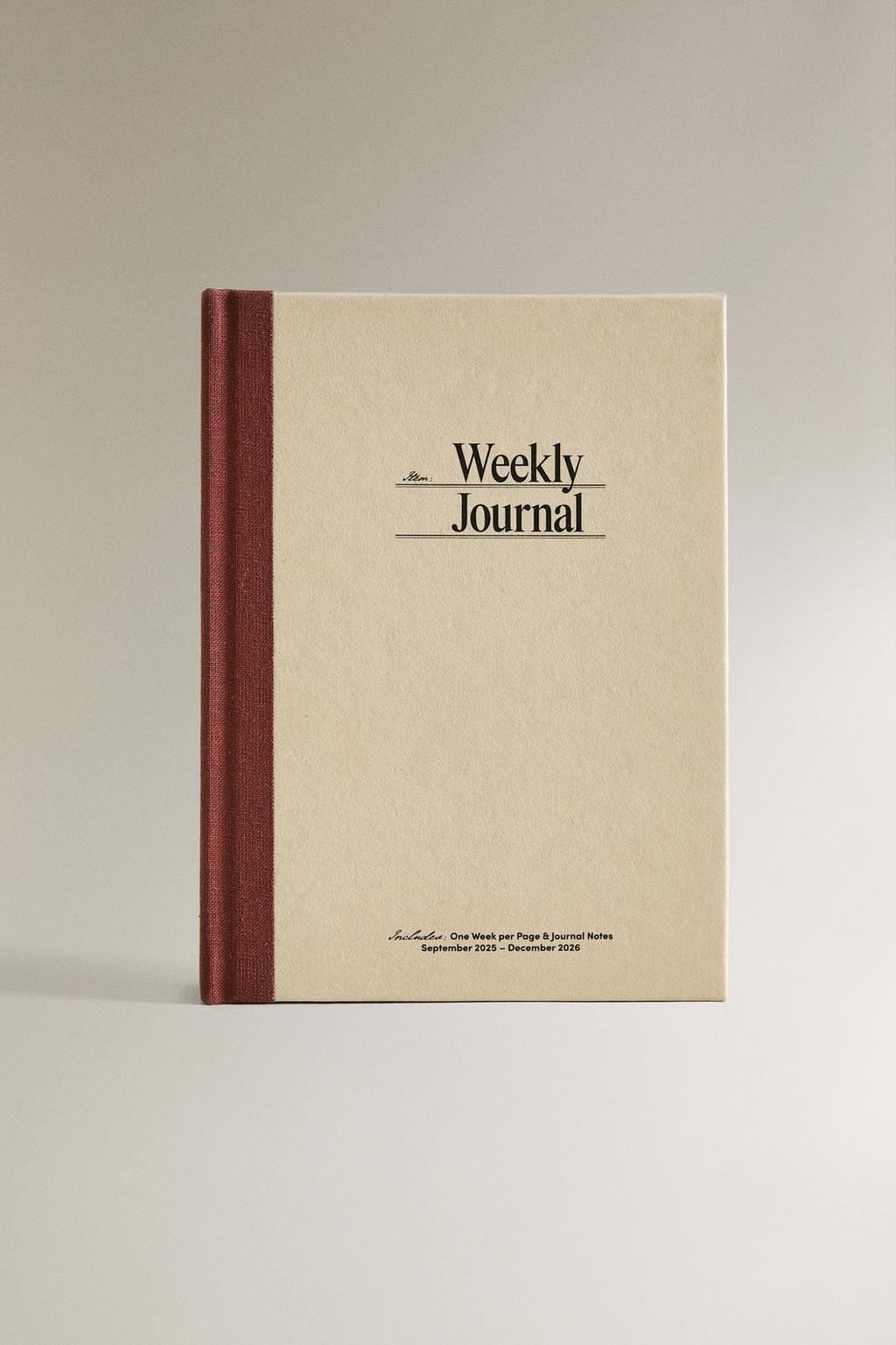 Недельный дневник weekly view