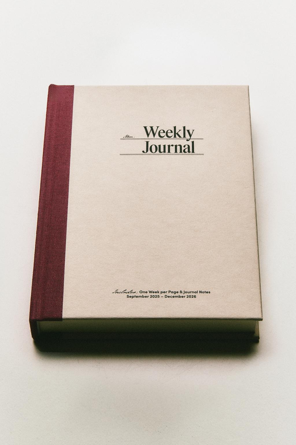 Недельный дневник weekly view