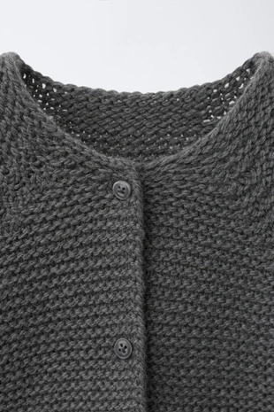 Кардиган крупной вязки- Заказать в России