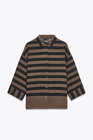 Рубашка в полоску- Заказать в России