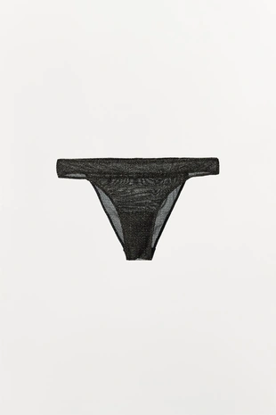 Трусы из сетки с металлизированной нитью- Заказать в России