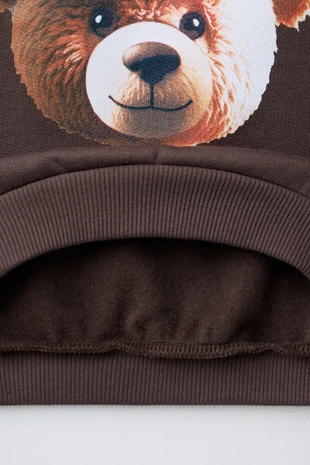 Толстовка с принтом «медвежонок»- Заказать в России