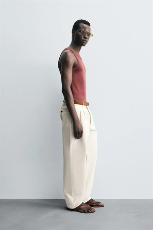 Майка в рубчик