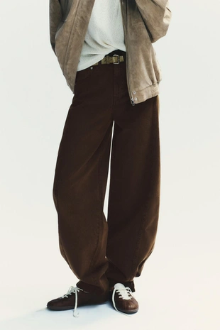 Джинсы TRF BAGGY BALLOON со средней посадкой- Заказать в России