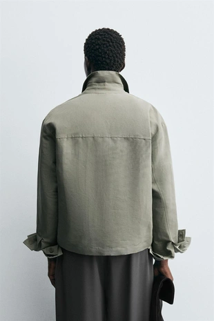 Куртка-рубашка BOXY-FIT с карманами- Заказать в России