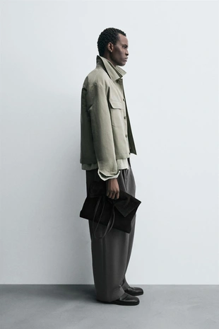 Куртка-рубашка BOXY-FIT с карманами- Заказать в России