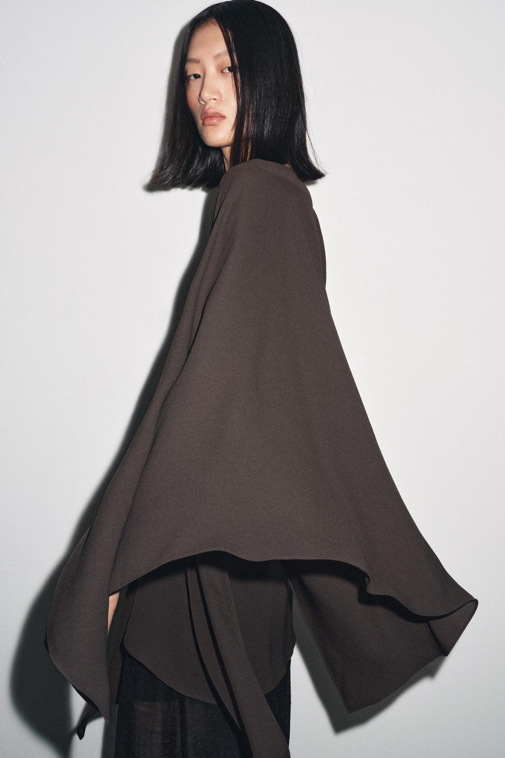 БЛУЗА НА ЗАПÁХ С АСИММЕТРИЧНЫМ НИЗОМ — ZW COLLECTION