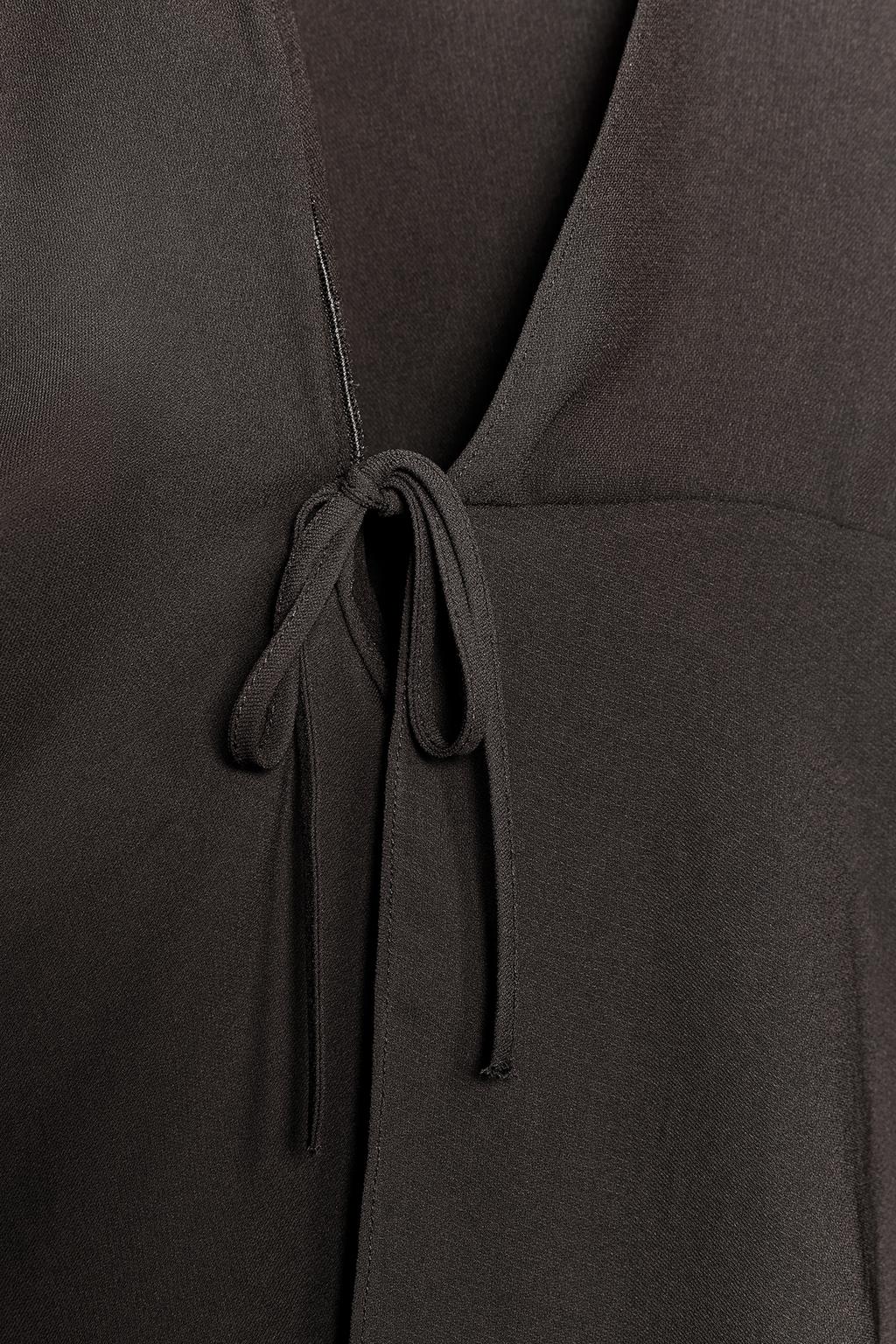 БЛУЗА НА ЗАПÁХ С АСИММЕТРИЧНЫМ НИЗОМ — ZW COLLECTION