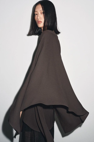 Блуза на запáх с асимметричным низом — ZW COLLECTION- Заказать в России