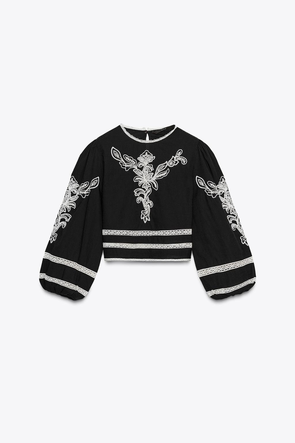 БЛУЗА С ВЫШИВКОЙ — ZW COLLECTION