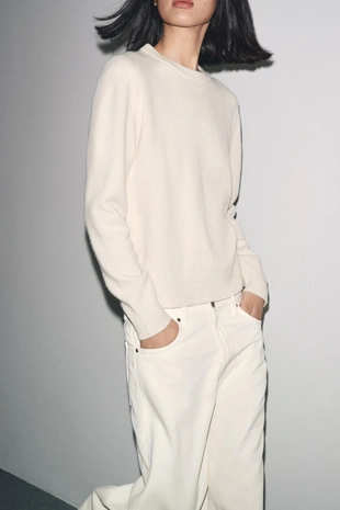 Базовый джемпер из кашемира и шерсти