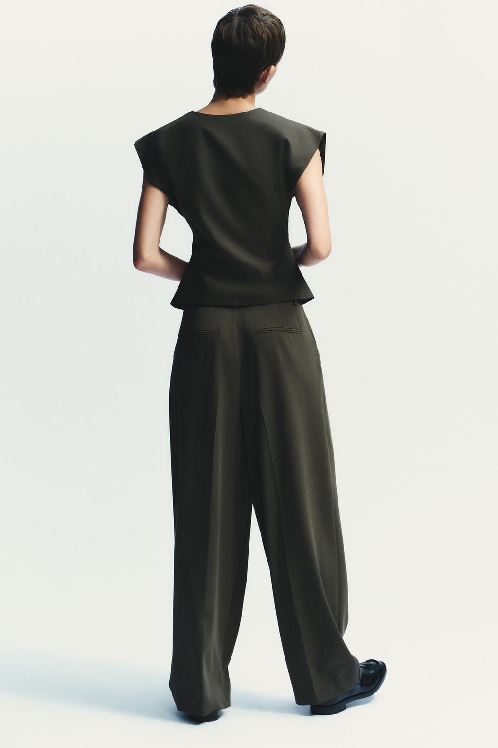 Zara Жилет в тонкую полоску - Цвет серо-синий - blue / grey | 4749/769