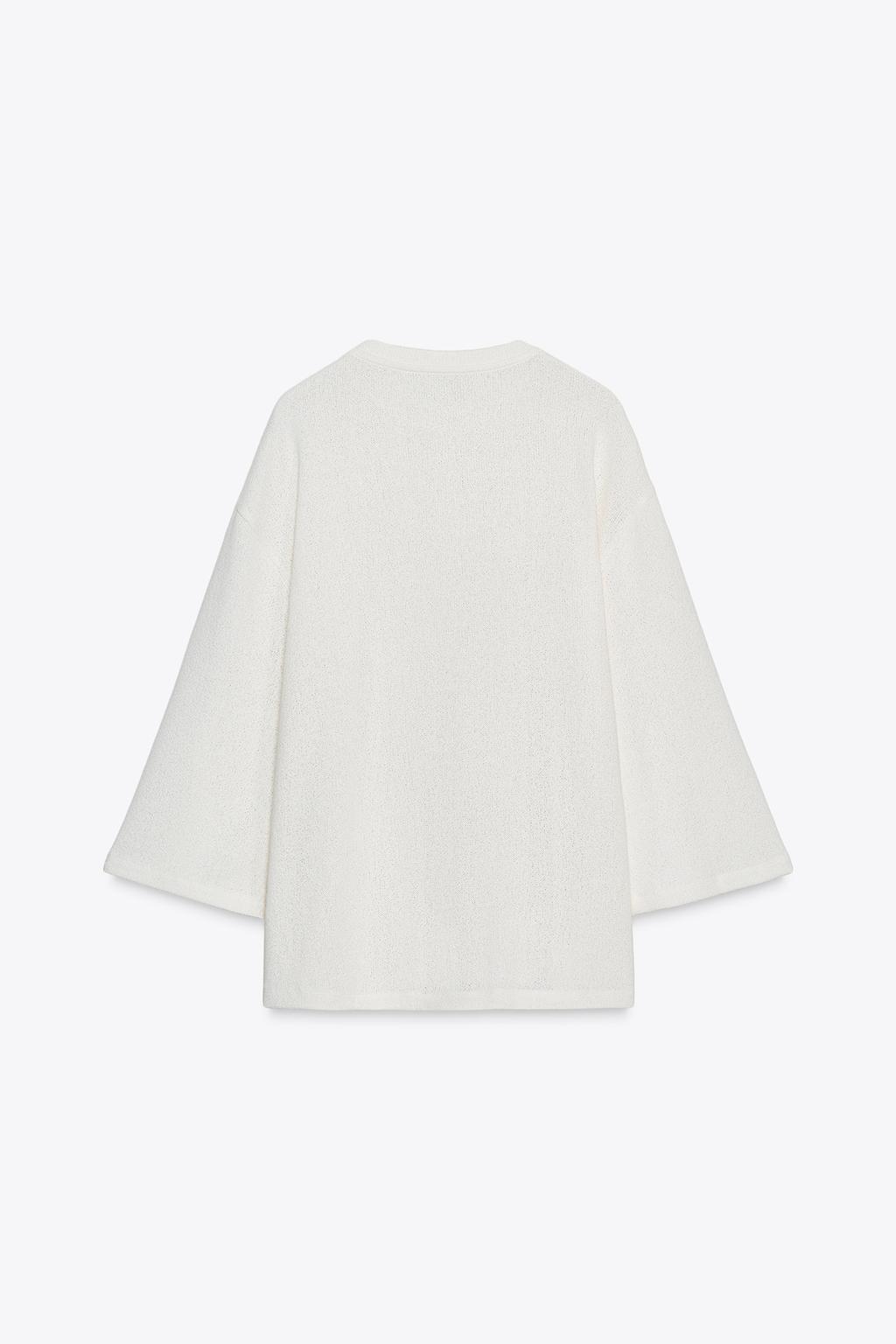 ФУТБОЛКА OVERSIZE ИЗ ТРИКОТАЖА С ОТДЕЛКОЙ