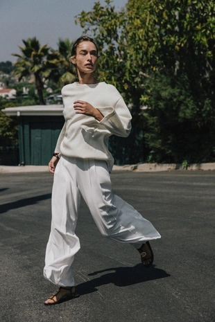 Футболка OVERSIZE из трикотажа с отделкой- Заказать в России