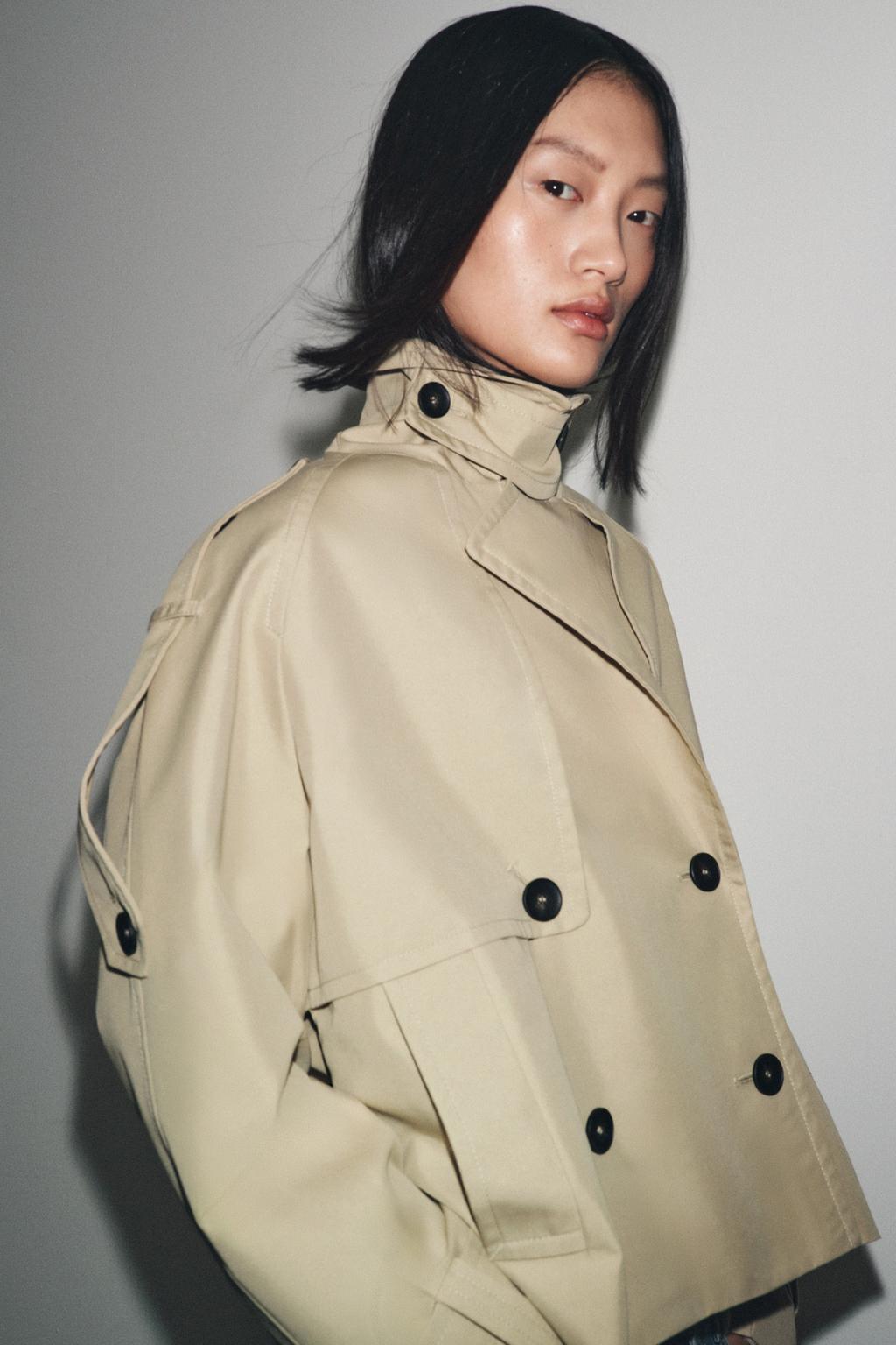 УКОРОЧЕННЫЙ ТРЕНЧ WATER REPELLENT — ZW COLLECTION