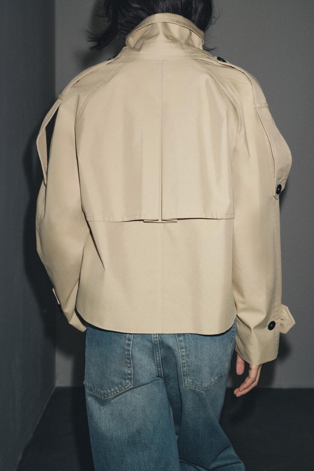 УКОРОЧЕННЫЙ ТРЕНЧ WATER REPELLENT — ZW COLLECTION
