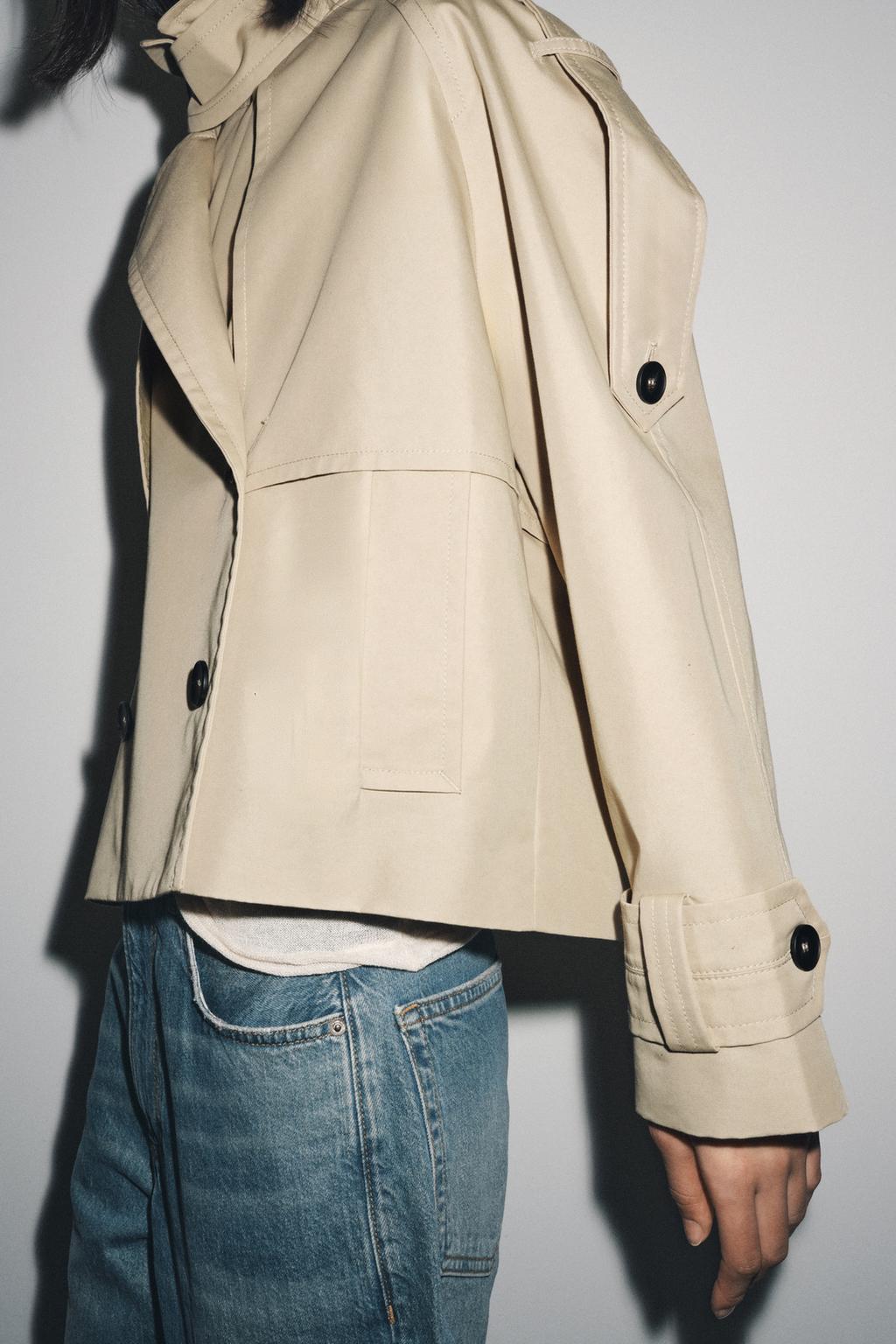 УКОРОЧЕННЫЙ ТРЕНЧ WATER REPELLENT — ZW COLLECTION