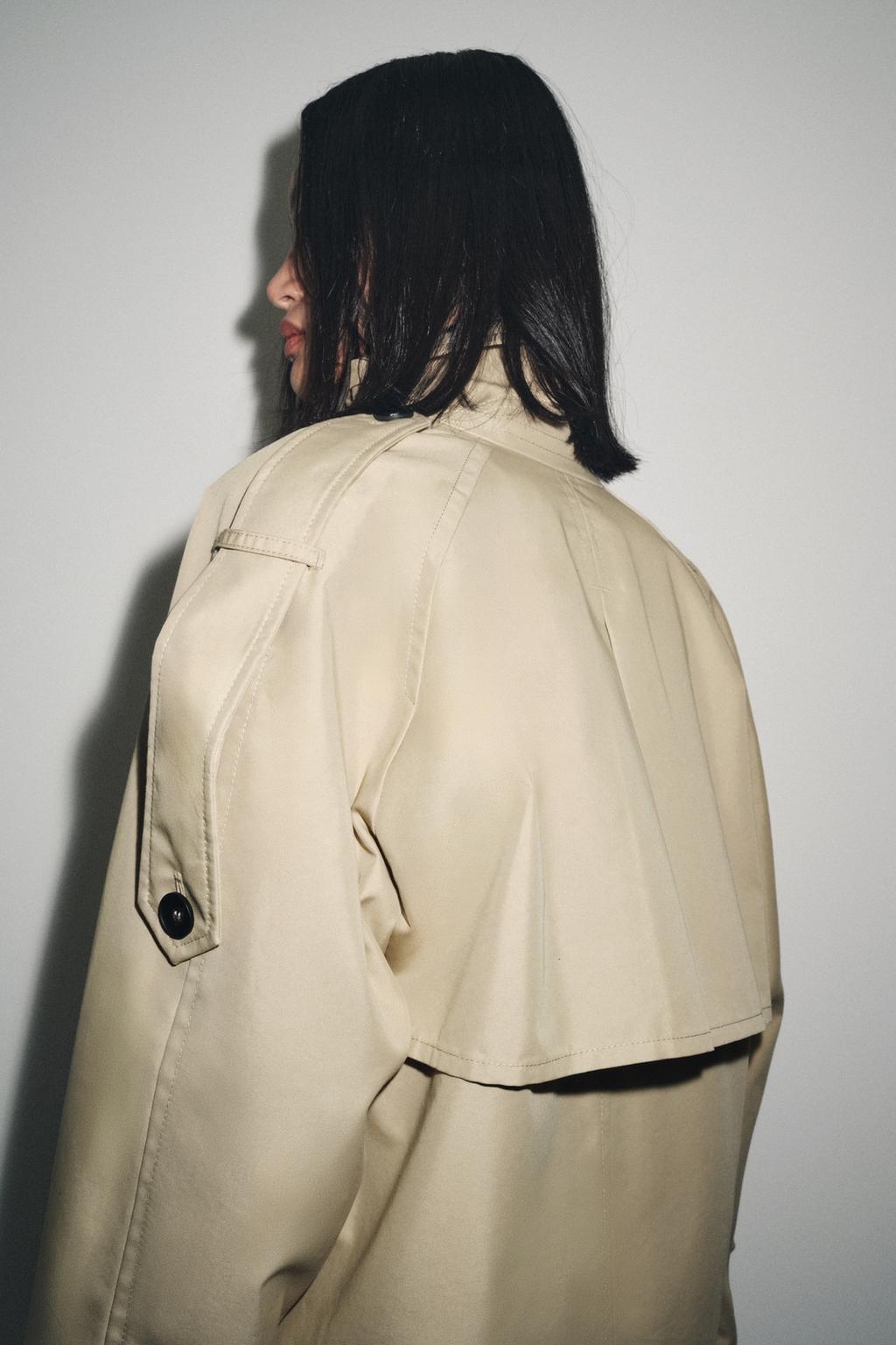 УКОРОЧЕННЫЙ ТРЕНЧ WATER REPELLENT — ZW COLLECTION