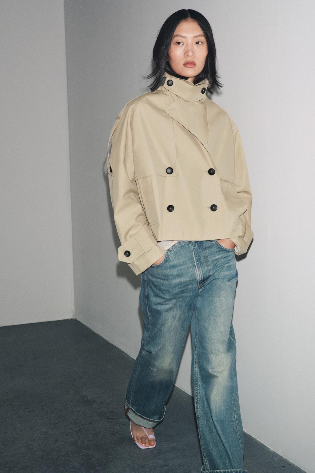 УКОРОЧЕННЫЙ ТРЕНЧ WATER REPELLENT — ZW COLLECTION