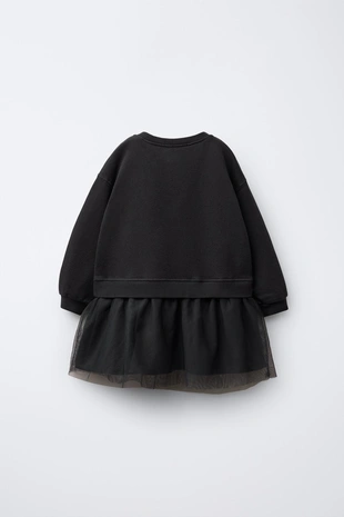 Комбинированное платье из фатина с принтом MINNIE MOUSE © DISNEY - Заказать в России