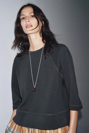 Толстовка с рукавами реглан