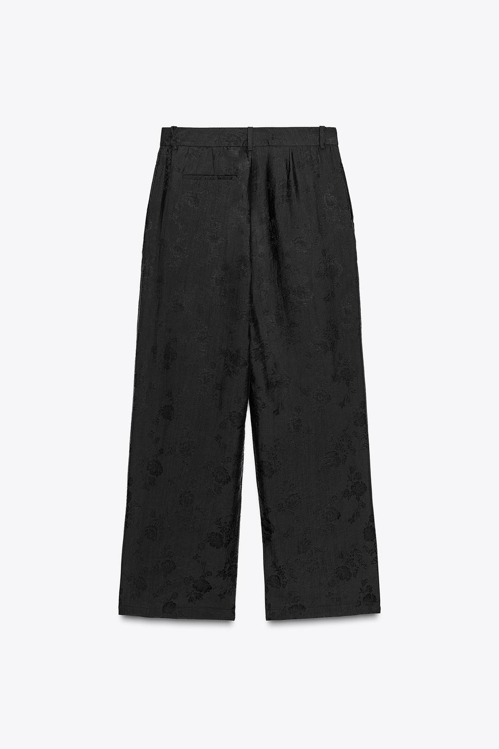 ЖАККАРДОВЫЕ БРЮКИ С ЦВЕТОЧНЫМ РИСУНКОМ — ZW COLLECTION