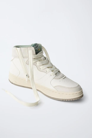 White | 4204/630/001 - Zara Базовые спортивные ботинки