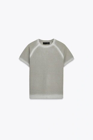 Трикотажный топ с эффектом деграде- Заказать в России