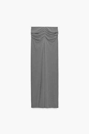 Длинная юбка со сборками- Заказать в России