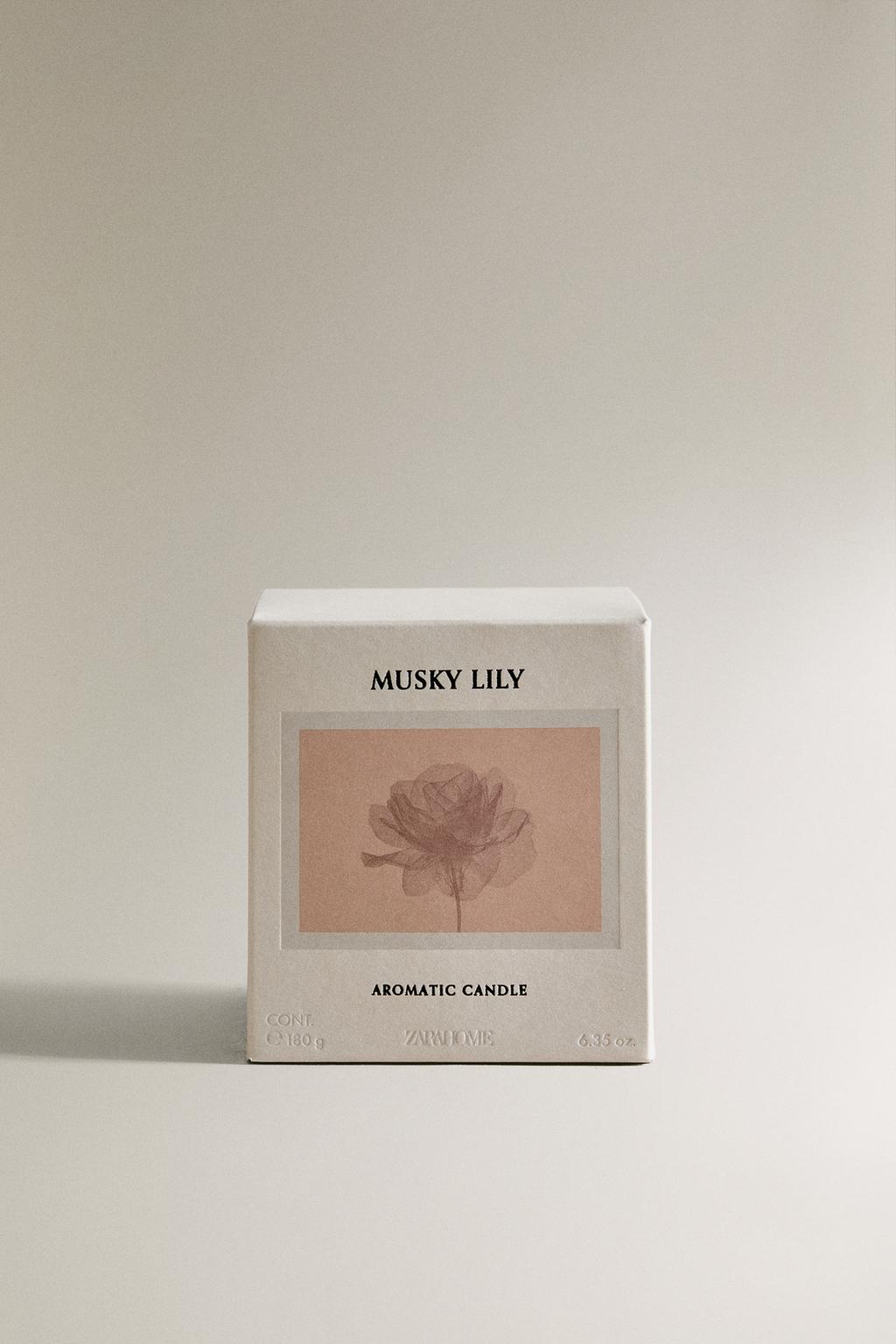 (180 г) ароматическая свеча musky lily
