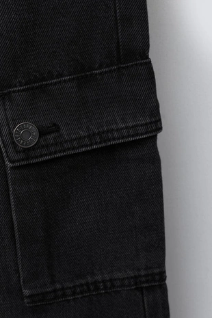 Джинсовые брюки карго- Заказать в России