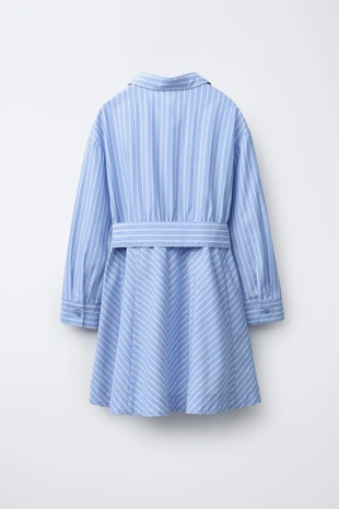 Купить Zara Платье-рубашка в полоску