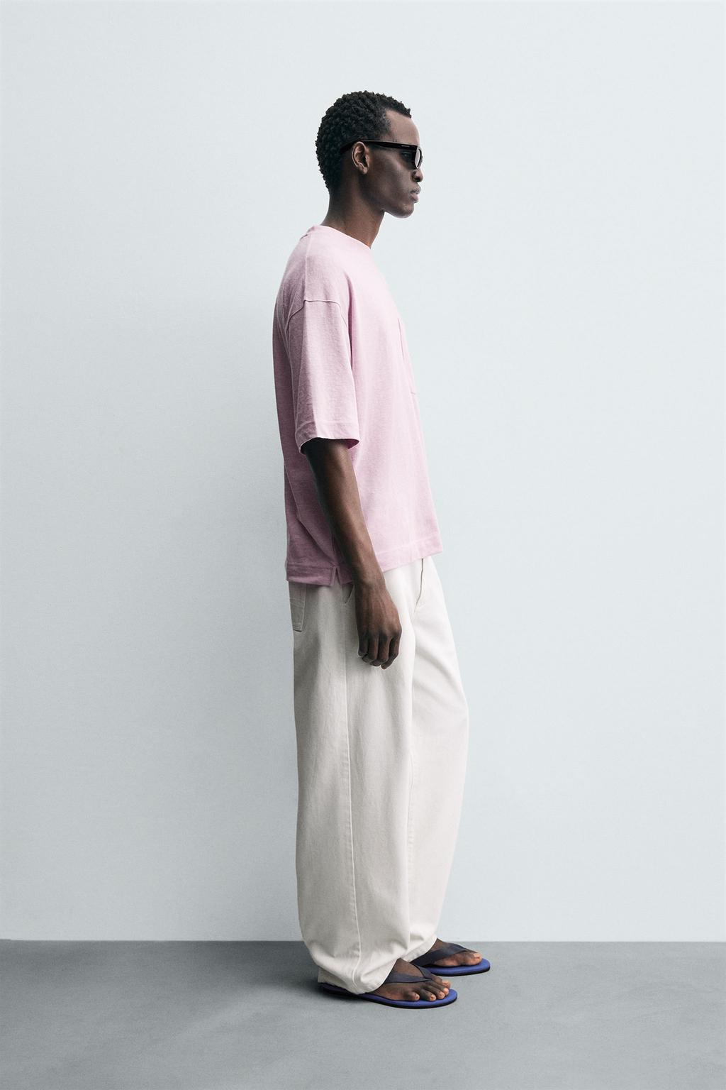ФУТБОЛКА RELAXED FIT С КАРМАНОМ