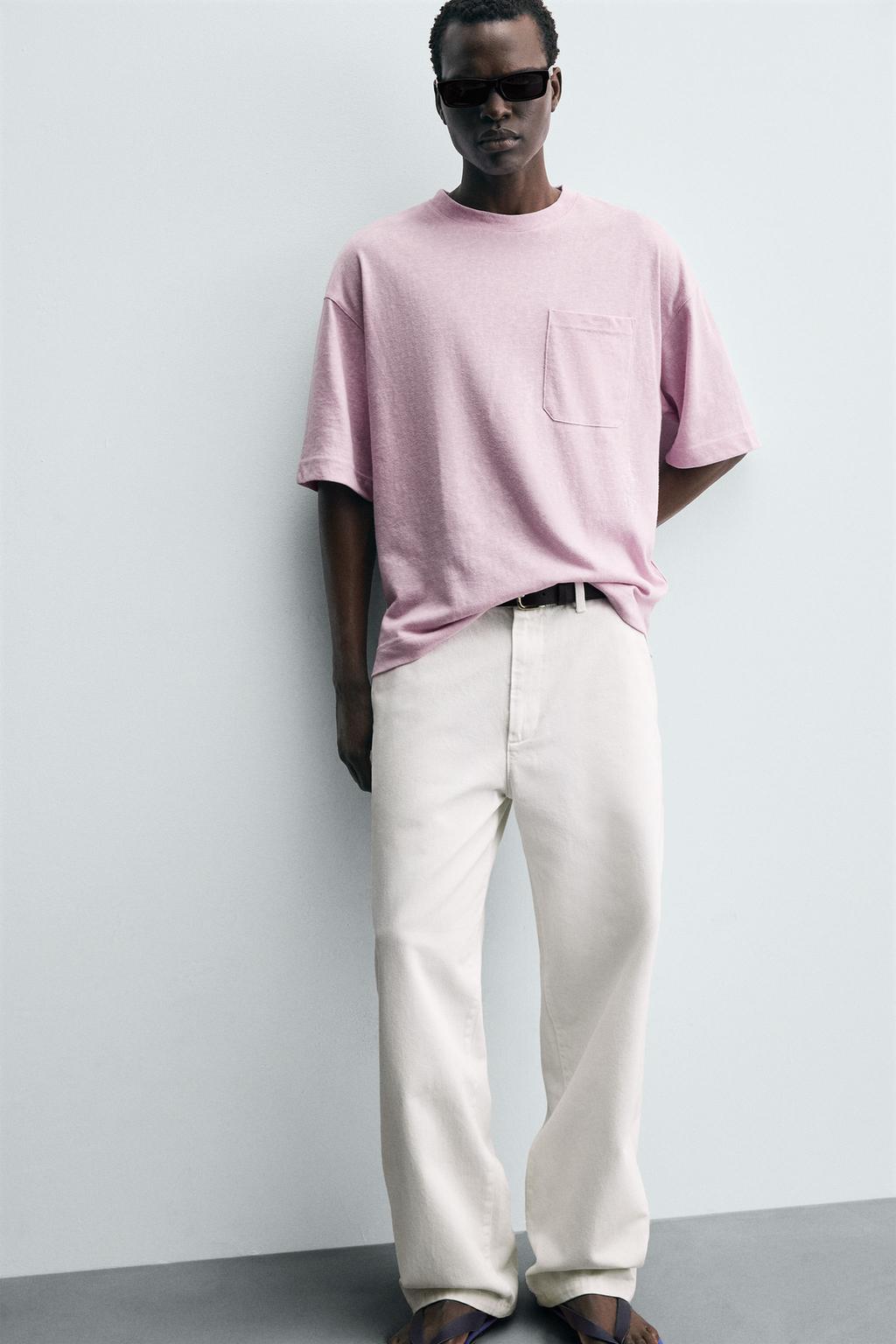 ФУТБОЛКА RELAXED FIT С КАРМАНОМ