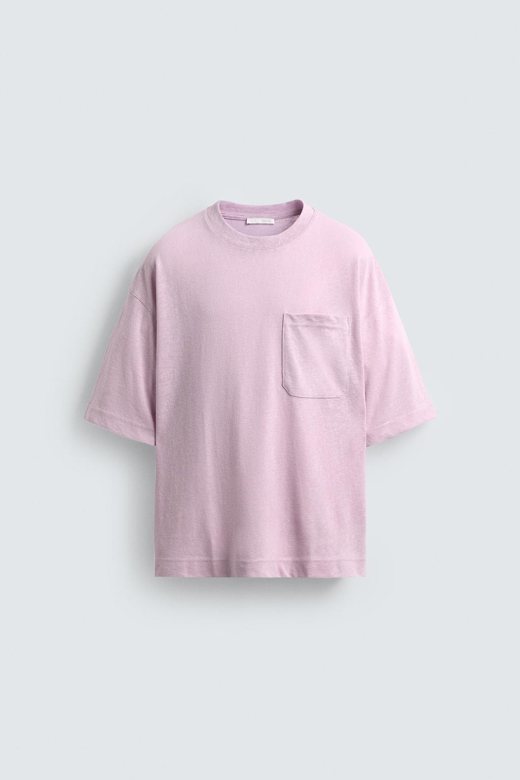 ФУТБОЛКА RELAXED FIT С КАРМАНОМ