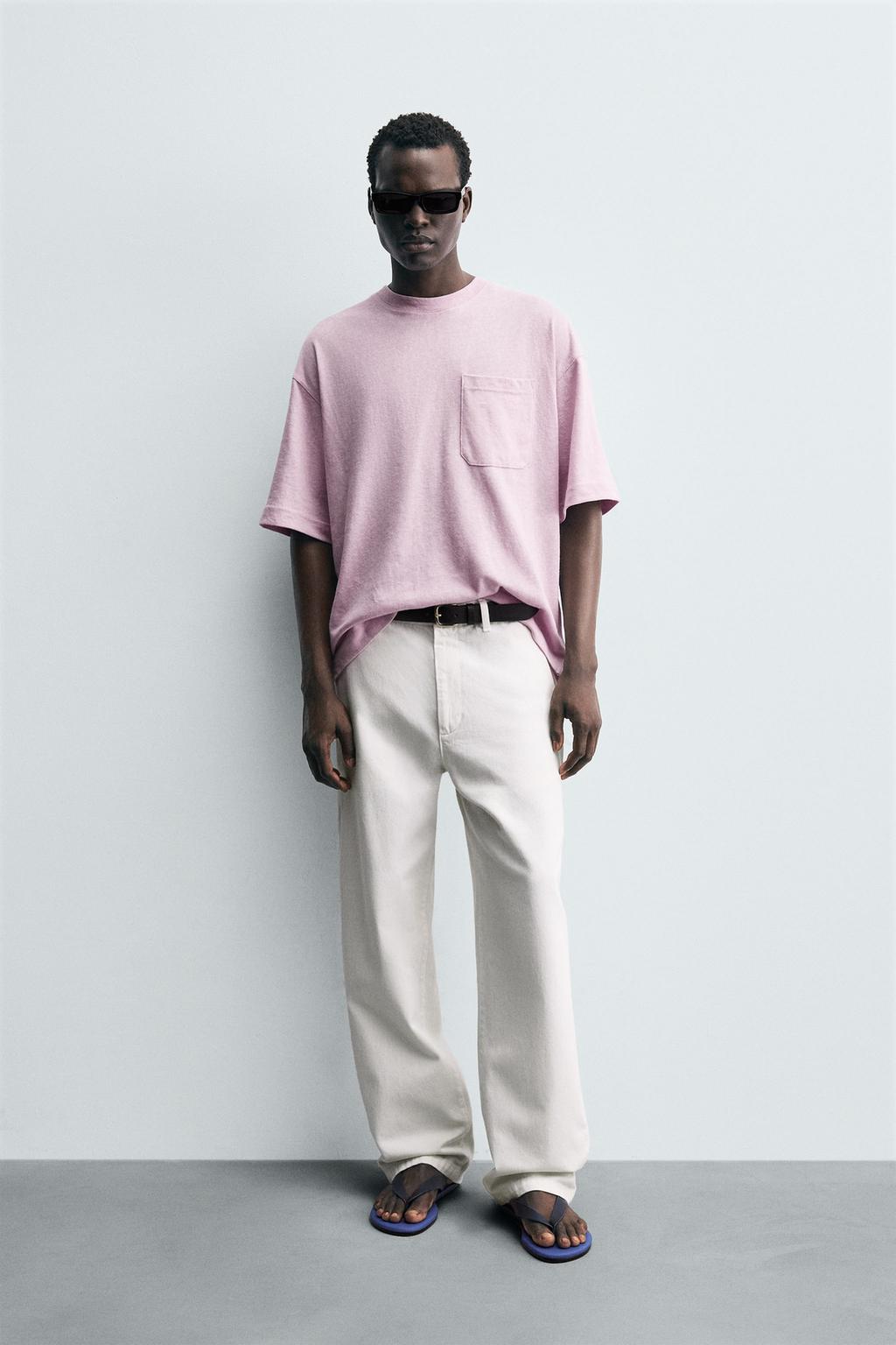 ФУТБОЛКА RELAXED FIT С КАРМАНОМ