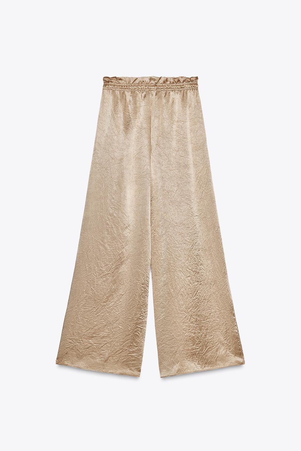 ШИРОКИЕ АТЛАСНЫЕ БРЮКИ ZW COLLECTION