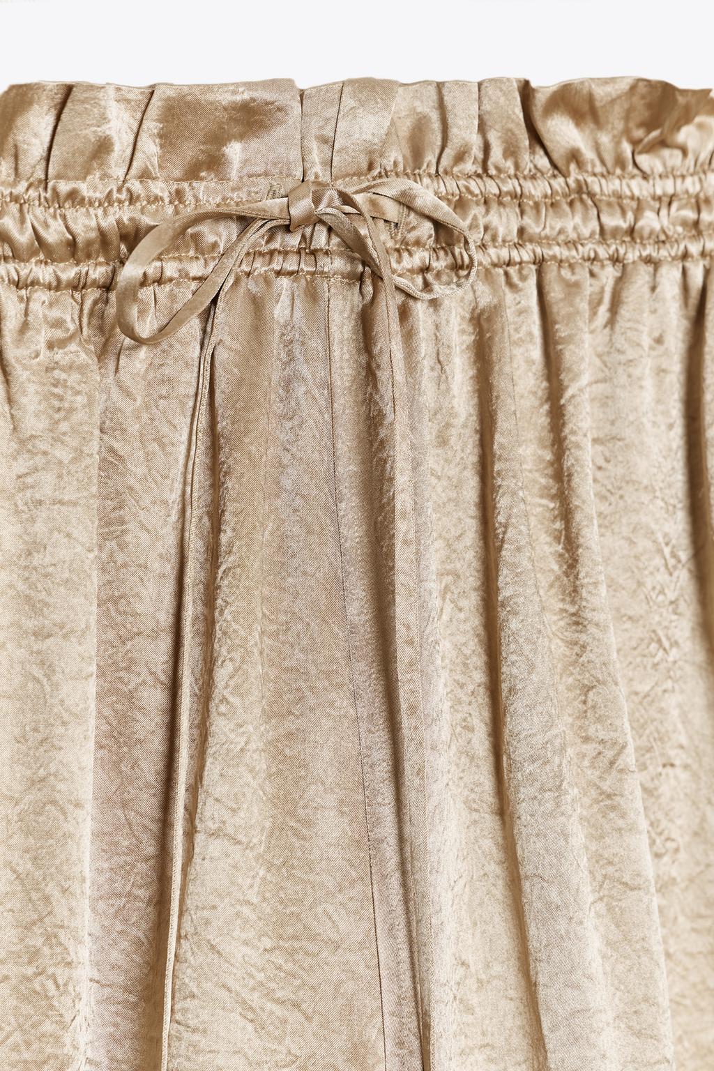 ШИРОКИЕ АТЛАСНЫЕ БРЮКИ ZW COLLECTION
