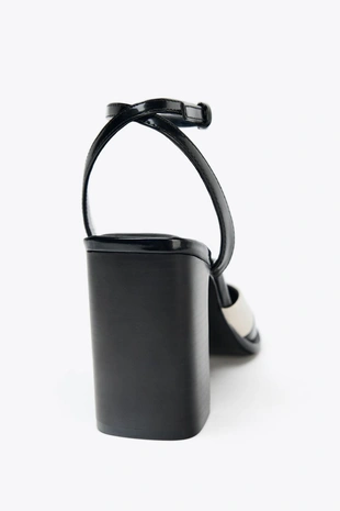 Туфли на каблуке с ремешком на щиколотке- Заказать в России