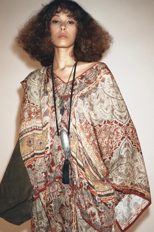 Платье-кафтан с узором пейсли — ZW COLLECTION- Заказать в России